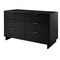 Manhattan Comfort Granville 55.07 Double Wide Dresser in Black DR-5032 - alternate 2